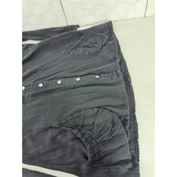 "OH MY GAUZE" Tunic Top, Cover Up, 100% Cotton, Small, Hooded, Summer,Beach Wear - Picture 9 of 12